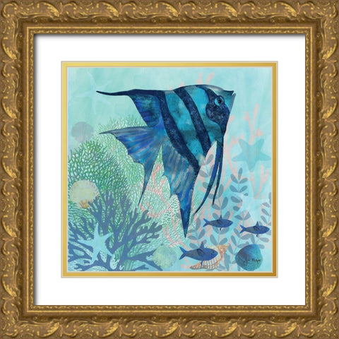 Coral Reef I Gold Ornate Wood Framed Art Print with Double Matting by Meyer, Jill