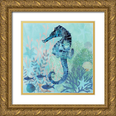 Coral Reef II Gold Ornate Wood Framed Art Print with Double Matting by Meyer, Jill