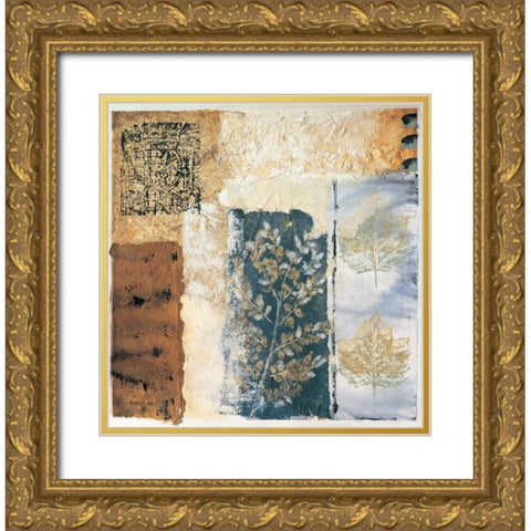 Segment II Gold Ornate Wood Framed Art Print with Double Matting by Martin, Cheryl