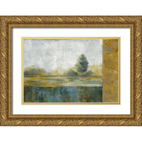 Stormy Weather II Gold Ornate Wood Framed Art Print with Double Matting by Martin, Cheryl