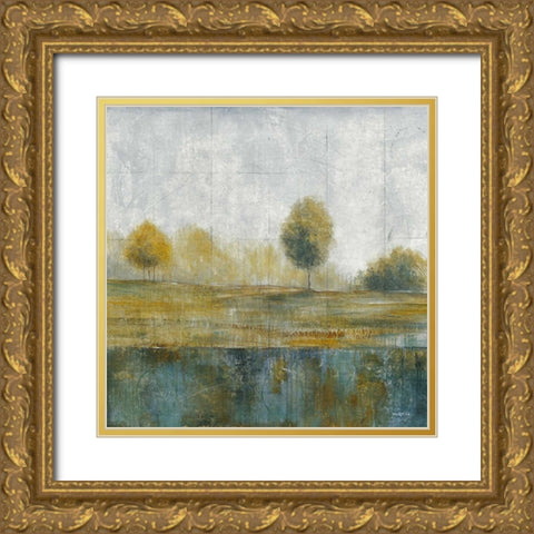 Stormy Weather III Gold Ornate Wood Framed Art Print with Double Matting by Martin, Cheryl