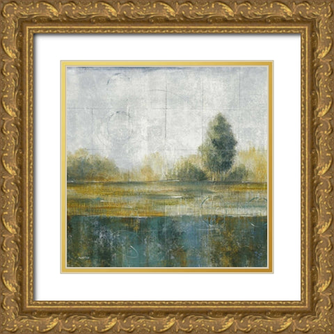 Stormy Weather IV Gold Ornate Wood Framed Art Print with Double Matting by Martin, Cheryl