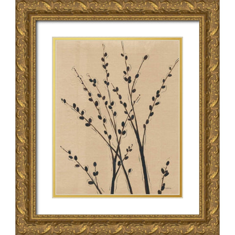 Platinum Shadow II Gold Ornate Wood Framed Art Print with Double Matting by Martin, Cheryl