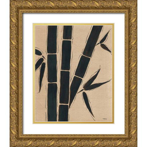Platinum Shadow III Gold Ornate Wood Framed Art Print with Double Matting by Martin, Cheryl