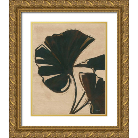 Platinum Shadow IV Gold Ornate Wood Framed Art Print with Double Matting by Martin, Cheryl