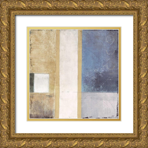 Nexus I Gold Ornate Wood Framed Art Print with Double Matting by Martin, Cheryl