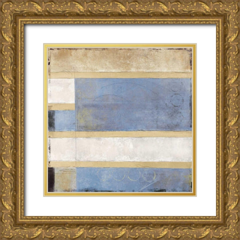 Nexus II Gold Ornate Wood Framed Art Print with Double Matting by Martin, Cheryl