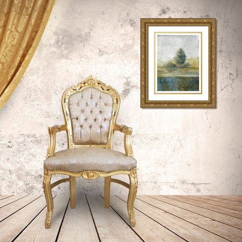 Stormy Weather VI Gold Ornate Wood Framed Art Print with Double Matting by Martin, Cheryl