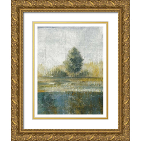 Stormy Weather VI Gold Ornate Wood Framed Art Print with Double Matting by Martin, Cheryl
