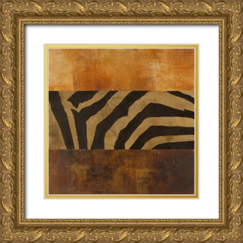 Instinct II Gold Ornate Wood Framed Art Print with Double Matting by Martin, Cheryl