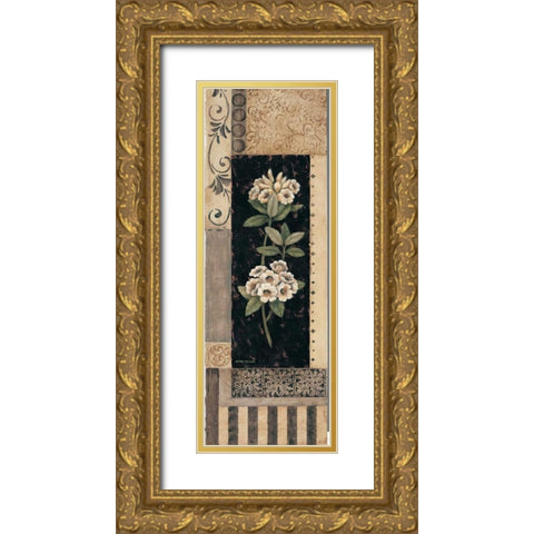 Victorian Summer I Gold Ornate Wood Framed Art Print with Double Matting by Misa, Eva