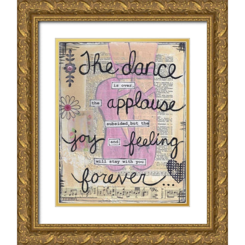The Dance Gold Ornate Wood Framed Art Print with Double Matting by Martin, Monica