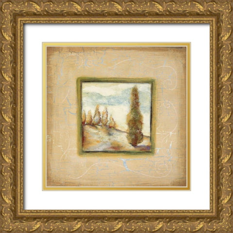 Summer Light II Gold Ornate Wood Framed Art Print with Double Matting by Osborne, Susan