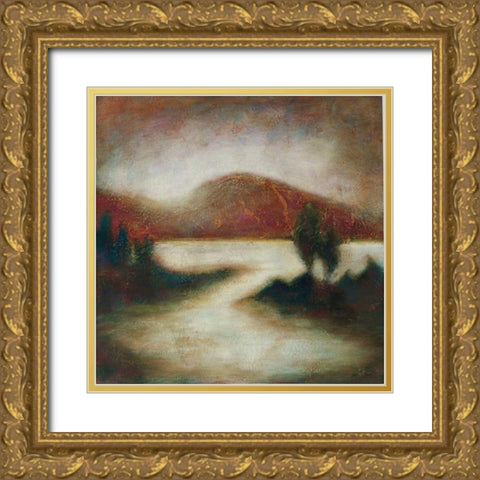 Ocean Light I Gold Ornate Wood Framed Art Print with Double Matting by Osborne, Susan