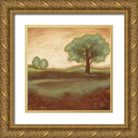 Summer Glow II Gold Ornate Wood Framed Art Print with Double Matting by Osborne, Susan