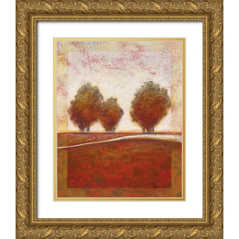 Morning Mist Rising I Gold Ornate Wood Framed Art Print with Double Matting by Osborne, Susan