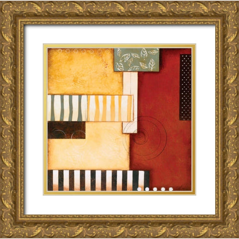 Sedona II Gold Ornate Wood Framed Art Print with Double Matting by Osborne, Susan