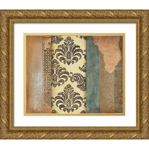 Maze I Gold Ornate Wood Framed Art Print with Double Matting by Osborne, Susan