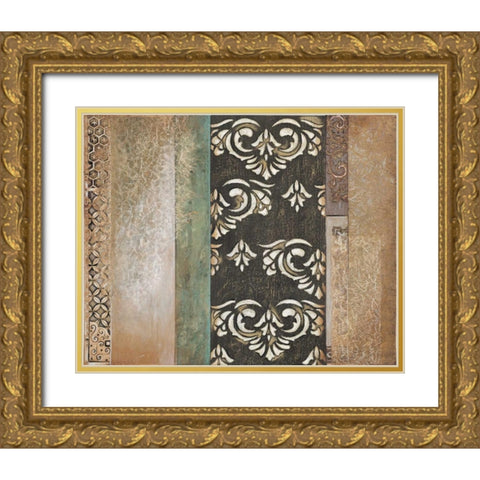 Maze II Gold Ornate Wood Framed Art Print with Double Matting by Osborne, Susan