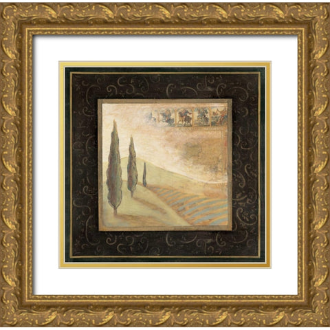 Natures Spirit I Gold Ornate Wood Framed Art Print with Double Matting by Osborne, Susan