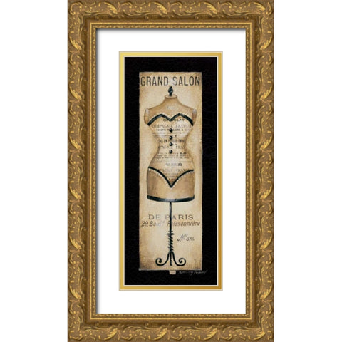 Grand Salon No. 372 Gold Ornate Wood Framed Art Print with Double Matting by Poloson, Kimberly