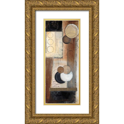 Rush Hour I Gold Ornate Wood Framed Art Print with Double Matting by Poloson, Kimberly
