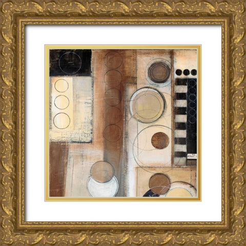 Rush Hour Sq. I Gold Ornate Wood Framed Art Print with Double Matting by Poloson, Kimberly