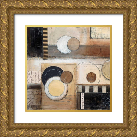 Rush Hour Sq. II Gold Ornate Wood Framed Art Print with Double Matting by Poloson, Kimberly