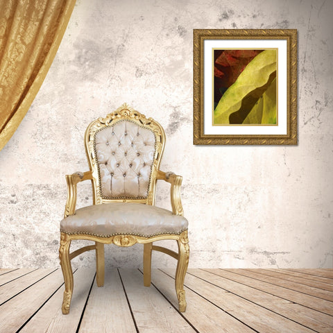 Fall Colors IV Gold Ornate Wood Framed Art Print with Double Matting by Burkhart, Monika