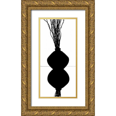 Still Life Reflections I Gold Ornate Wood Framed Art Print with Double Matting by Burkhart, Monika