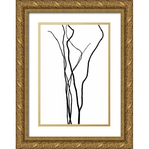Vola l amore Gold Ornate Wood Framed Art Print with Double Matting by Burkhart, Monika
