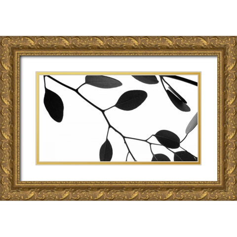 Lunaria Honesty III Gold Ornate Wood Framed Art Print with Double Matting by Burkhart, Monika
