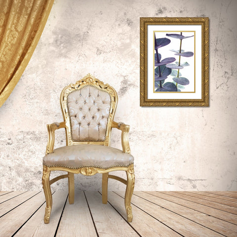 Eucalyptus I Gold Ornate Wood Framed Art Print with Double Matting by Burkhart, Monika