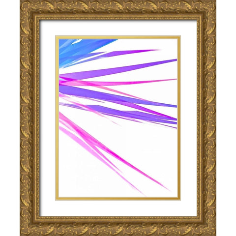 High Voltage I Gold Ornate Wood Framed Art Print with Double Matting by Burkhart, Monika