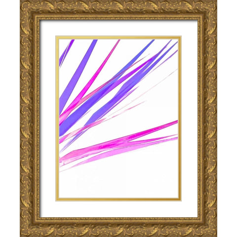 High Voltage II Gold Ornate Wood Framed Art Print with Double Matting by Burkhart, Monika