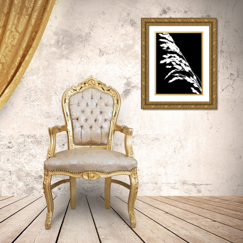 Soliloquy Reverse I Gold Ornate Wood Framed Art Print with Double Matting by Burkhart, Monika