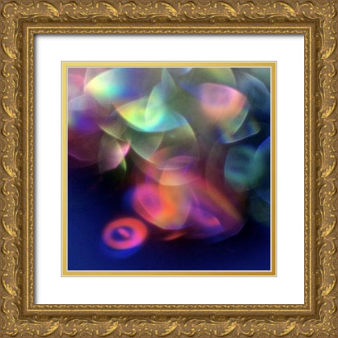 Bedazzled I Gold Ornate Wood Framed Art Print with Double Matting by Burkhart, Monika