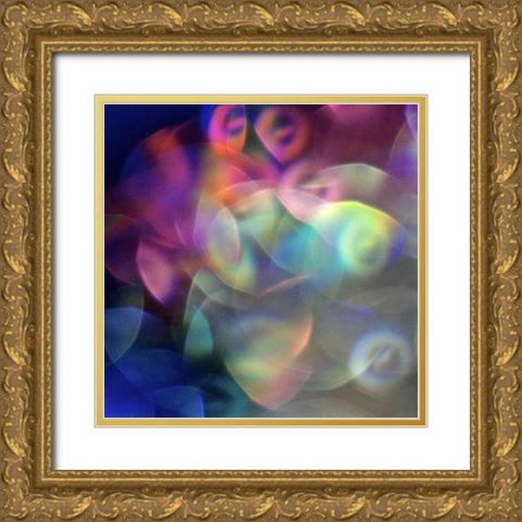 Bedazzled II Gold Ornate Wood Framed Art Print with Double Matting by Burkhart, Monika