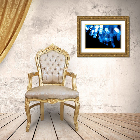 Moon Drops III Gold Ornate Wood Framed Art Print with Double Matting by Burkhart, Monika
