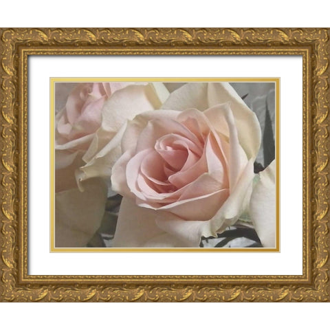 Summer Romance I Gold Ornate Wood Framed Art Print with Double Matting by Burkhart, Monika