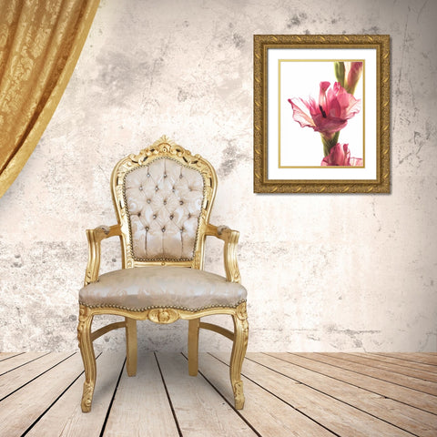 Beauty in the Bloom II Gold Ornate Wood Framed Art Print with Double Matting by Burkhart, Monika