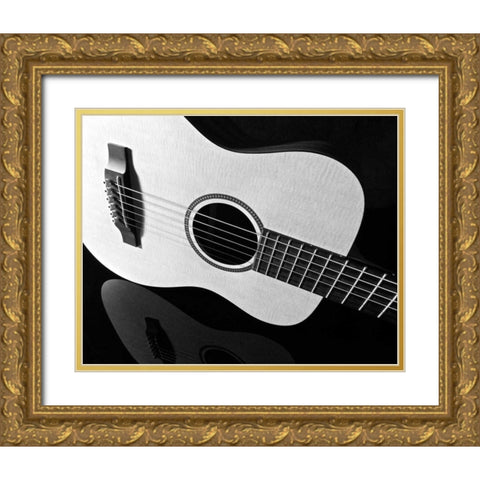 Acoustic Reflection II Gold Ornate Wood Framed Art Print with Double Matting by Burkhart, Monika