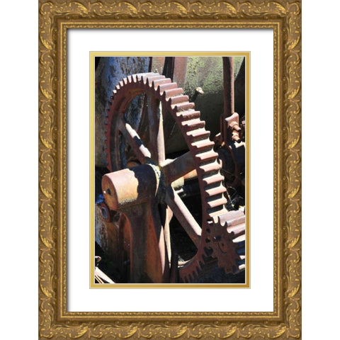 New Era II Gold Ornate Wood Framed Art Print with Double Matting by Berzel, Erin