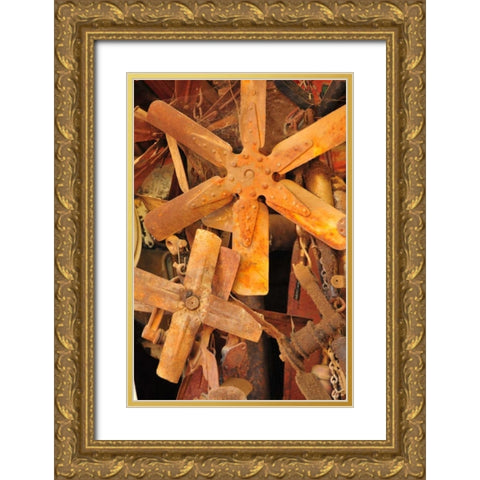 New Era VI Gold Ornate Wood Framed Art Print with Double Matting by Berzel, Erin