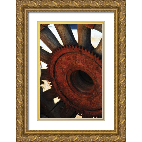 New Era VIII Gold Ornate Wood Framed Art Print with Double Matting by Berzel, Erin