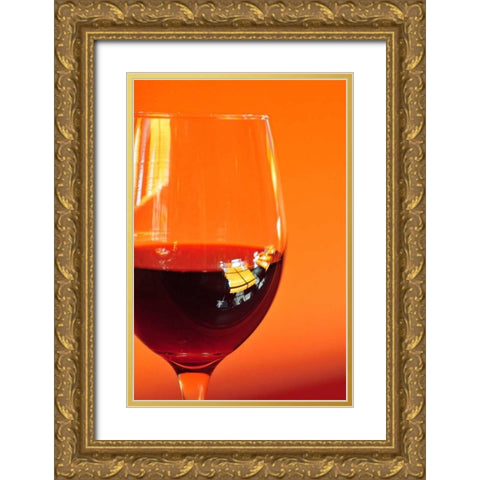 Happy Hour VI Gold Ornate Wood Framed Art Print with Double Matting by Berzel, Erin