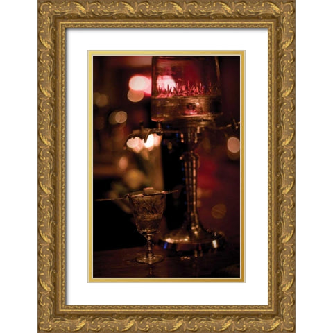 Cocktail Hour XII Gold Ornate Wood Framed Art Print with Double Matting by Berzel, Erin