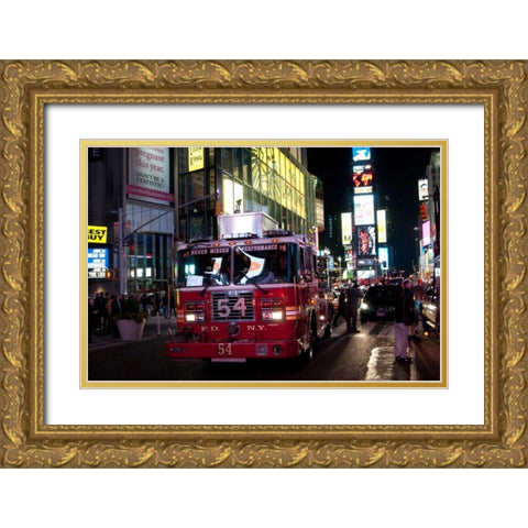 Pride of Midtown I Gold Ornate Wood Framed Art Print with Double Matting by Berzel, Erin