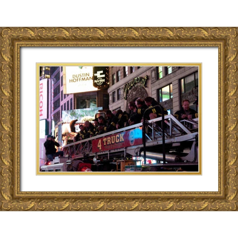 Pride of Midtown II Gold Ornate Wood Framed Art Print with Double Matting by Berzel, Erin