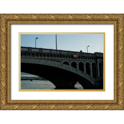 Wilson Bridge II Gold Ornate Wood Framed Art Print with Double Matting by Berzel, Erin